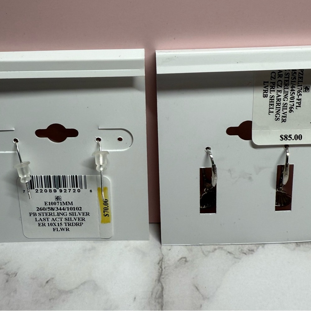 Giani Bernini Silver Drop Earrings- bundle - Picture 2 of 2